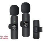 میکروفون دو کانال با سه تا تبدیل   3in1 wireless microphone Green lion